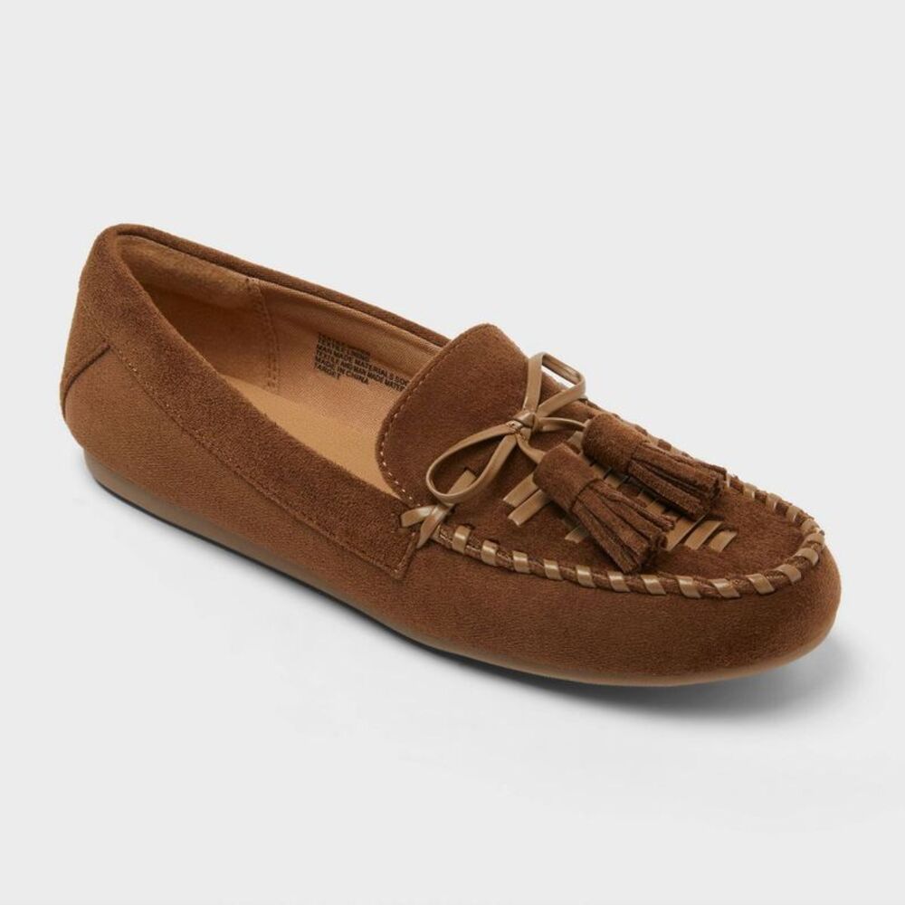 Women's Annie Loafers - Universal Thread Tan 7.5